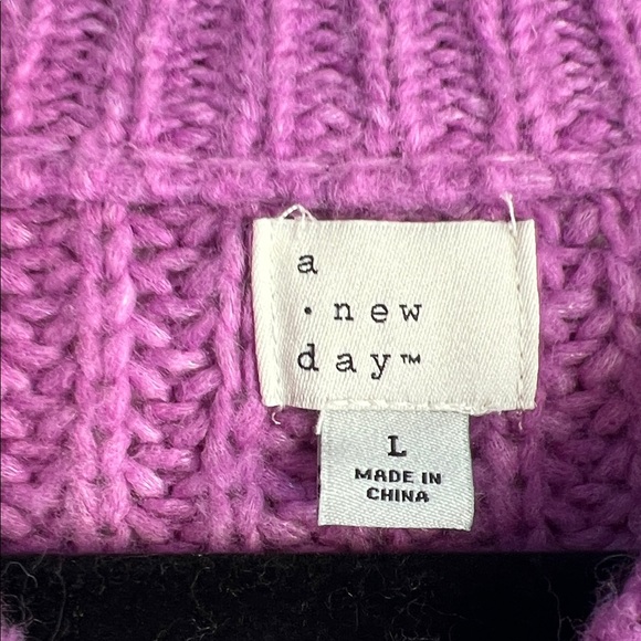 a new day Purple Knit Sweater - Picture 9 of 10